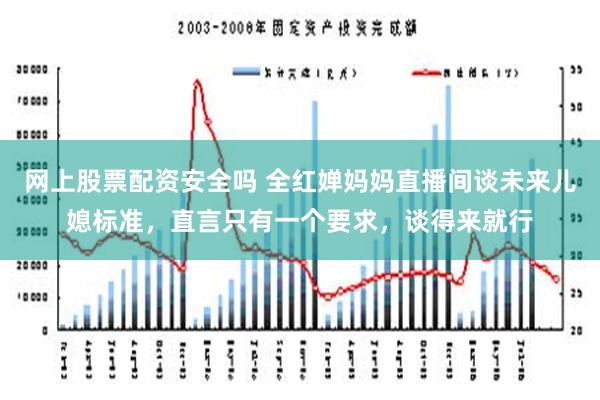 网上股票配资安全吗 全红婵妈妈直播间谈未来儿媳标准，直言只有一个要求，谈得来就行