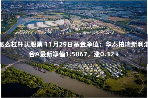 怎么杠杆买股票 11月29日基金净值：华泰柏瑞新利混合A最新净值1.5867，涨0.32%