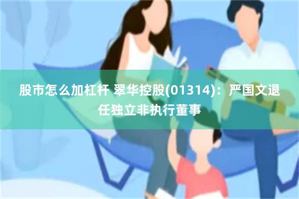 股市怎么加杠杆 翠华控股(01314)：严国文退任独立非执行董事